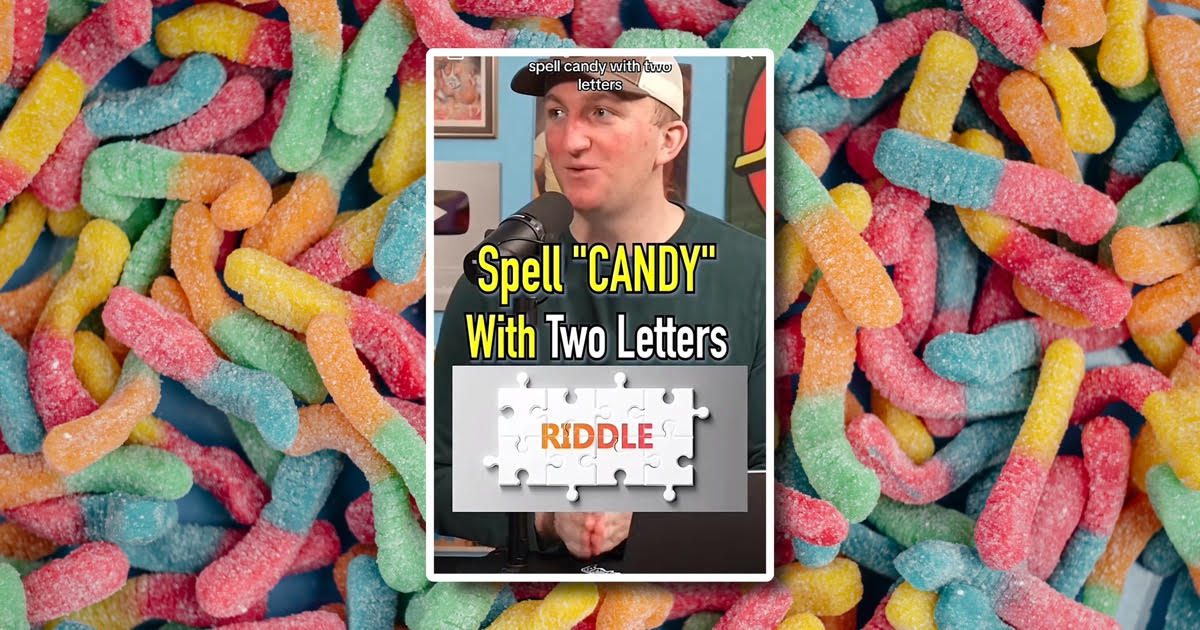 This impossible viral puzzle asks you to spell 'candy' with just two letters
