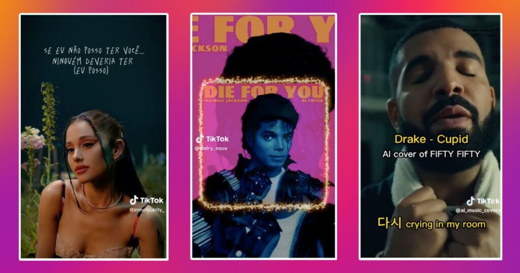 Drake Ariana Grande Selena Gomez Artificial Intelligence