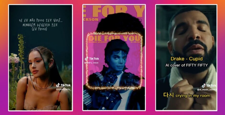 Drake Ariana Grande Selena Gomez Artificial Intelligence