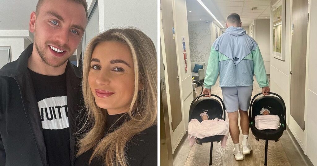 Love Island winner Dani Dyer gives birth to twins