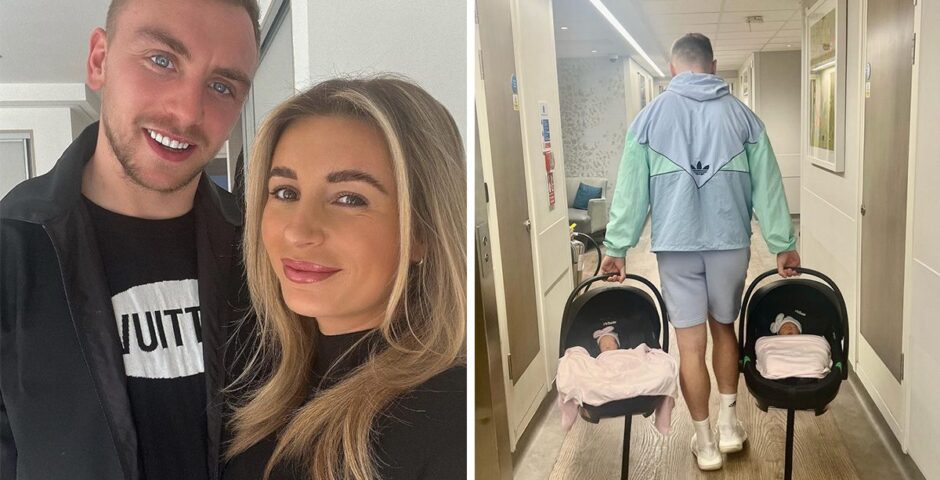 Love Island winner Dani Dyer gives birth to twins