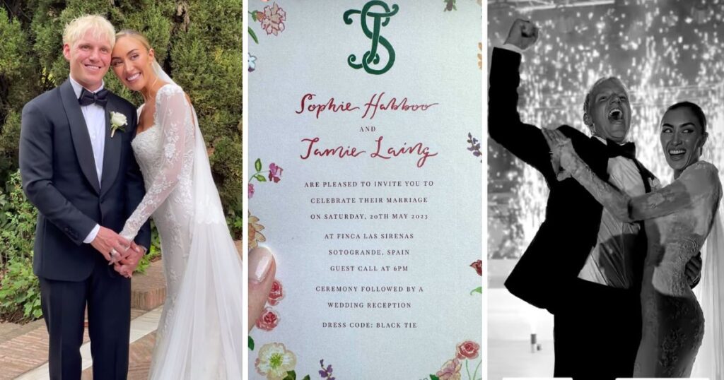 Jamie Laing Sophie Habboo wedding