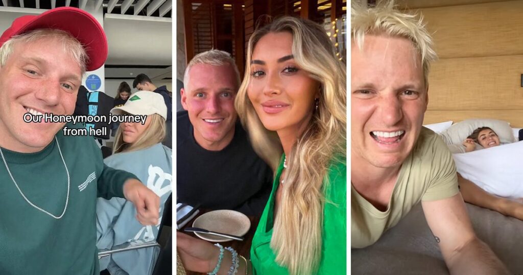 Jamie Laing and Sophie Habbs Habboo on honeymoon