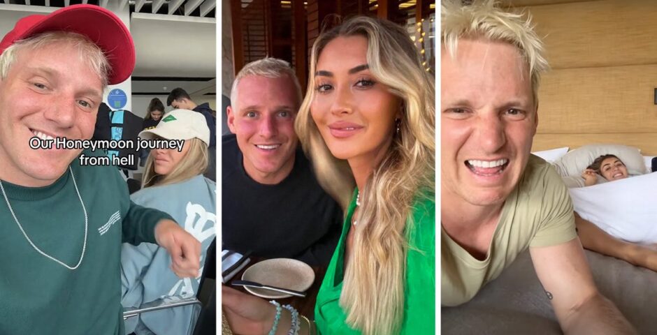 Jamie Laing and Sophie Habbs Habboo on honeymoon