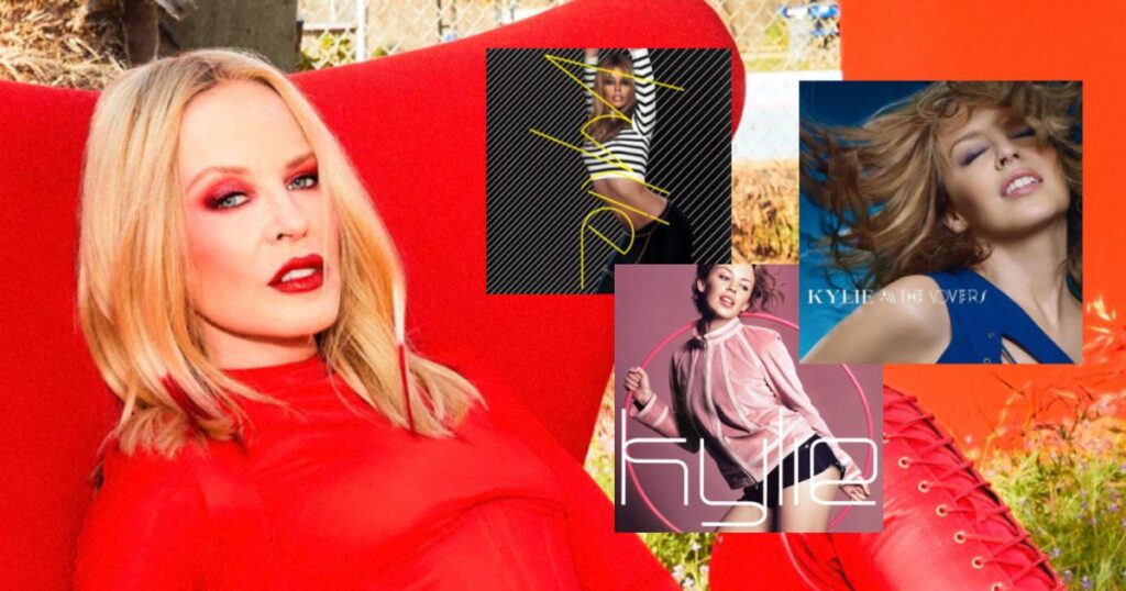 Kylie lead singles ranked