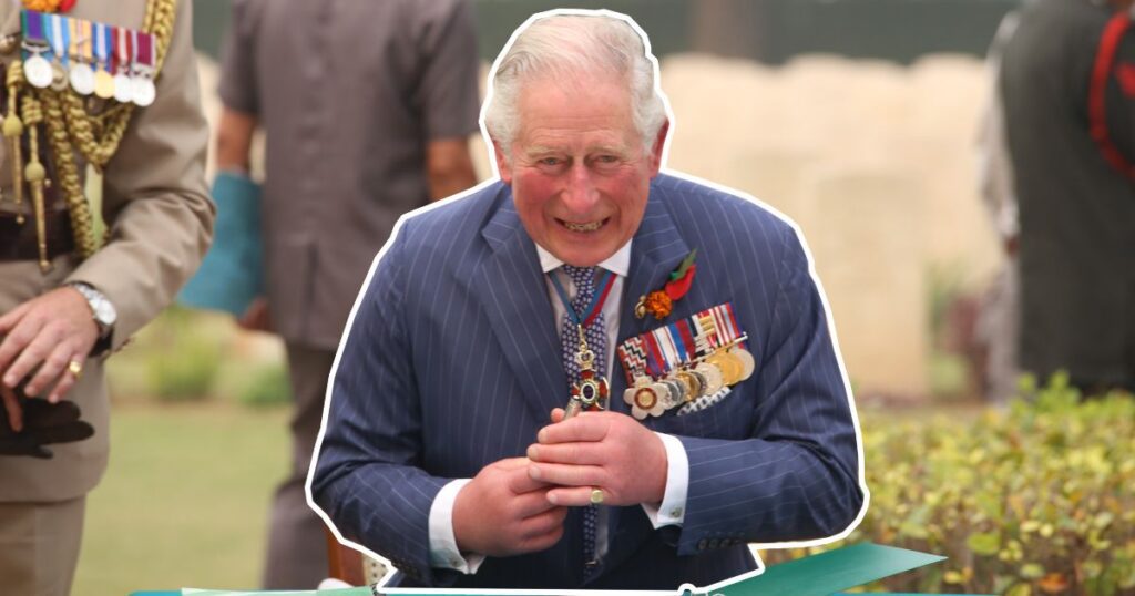 King Charles fingers