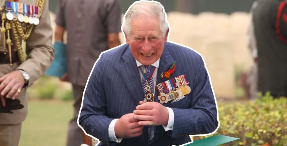 King Charles fingers