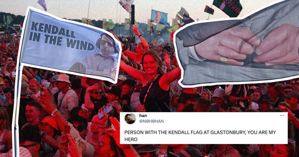 glastonbury flags 2023