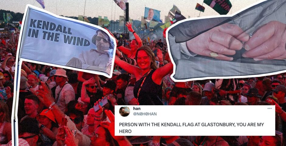 glastonbury flags 2023