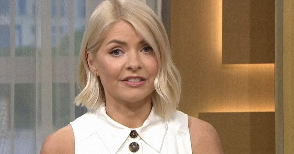 Holly Willoughby this morning speech