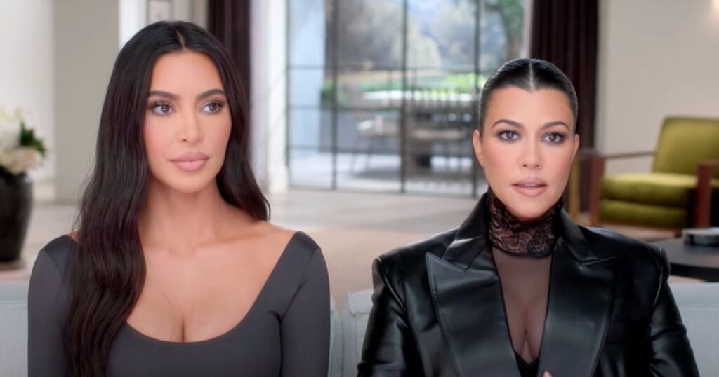 kim and kourtney drama the kardashians trailer