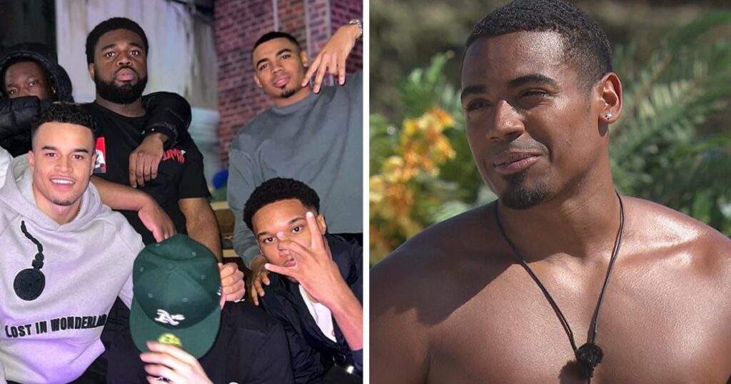 Toby and Tyrique from Love Island