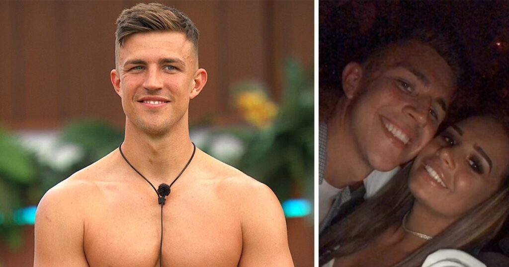 Mitchel from the cast of Love Island 2023 and his ex girlfriend