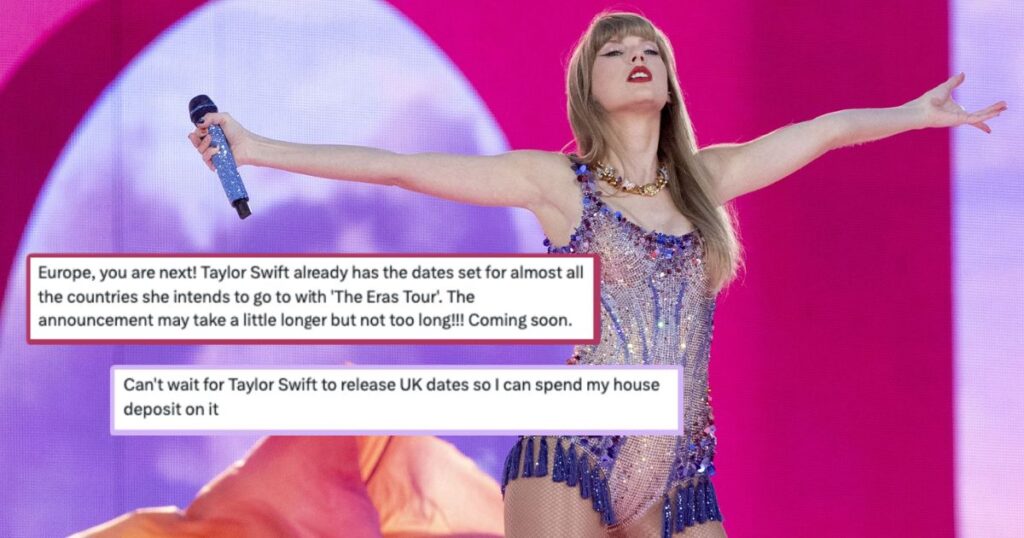 Taylor Swift UK tour EU