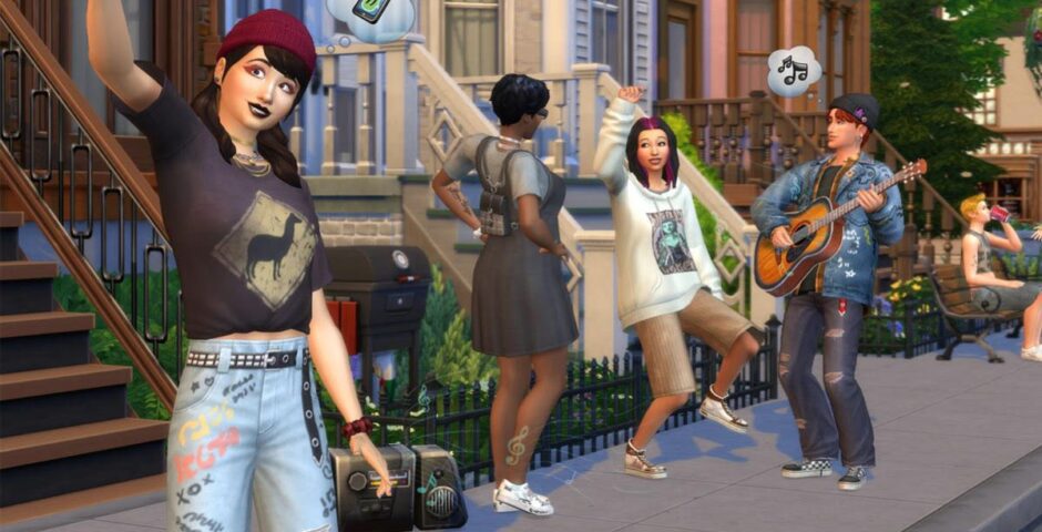 The Sims 4 Grunge Revival Kit