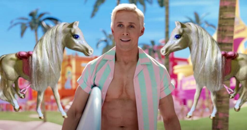 Ken horses barbie