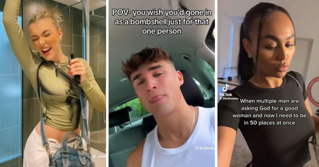 Love Island 2023 contestants Molly, Kodie and Ella on TikTok