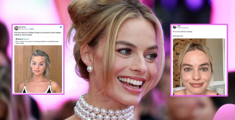 Margot Robbie without makeup
