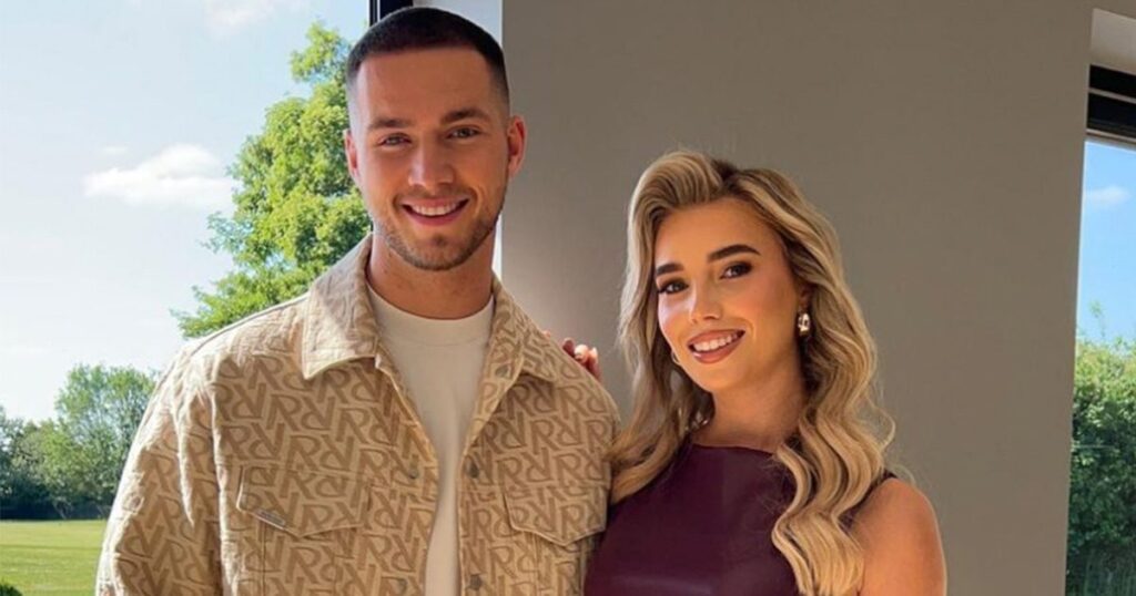 Love Island stars Ron Hall and Lana Jenkins