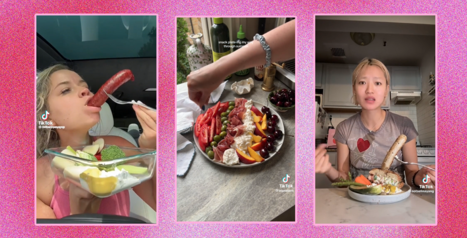 Girl dinner TikTok