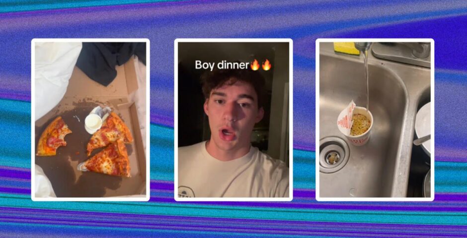 boy dinner TikTok