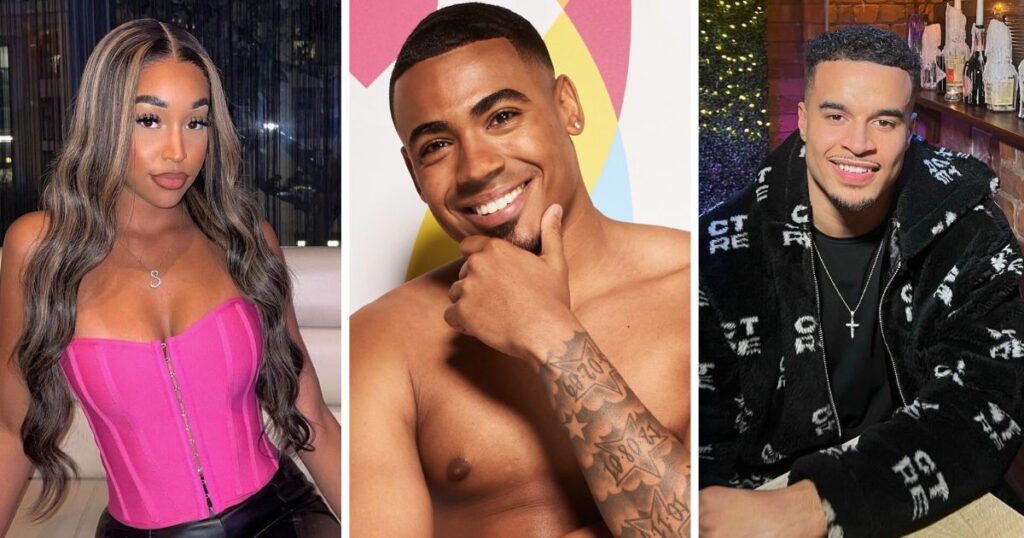 Tyrique's friends Love Island