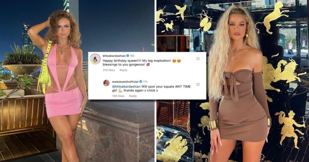 Maisie Smith Khloe Kardashian