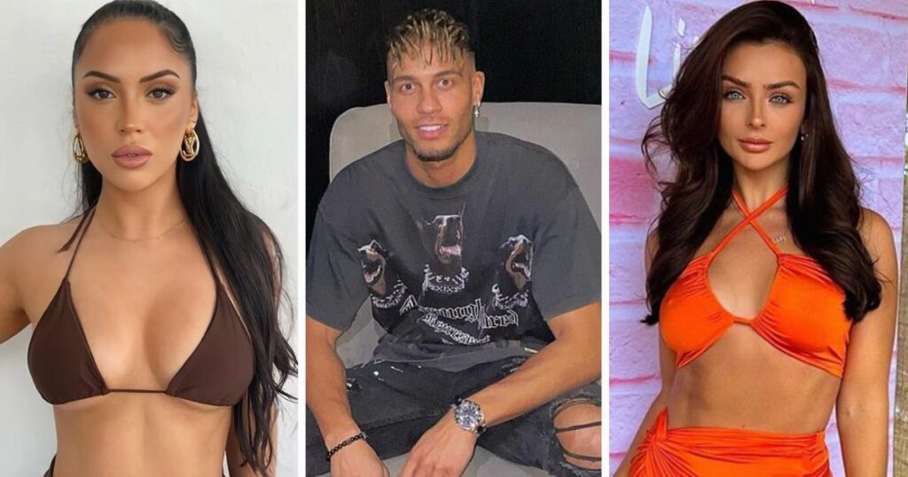 Love Island Ouzy Kady set up split