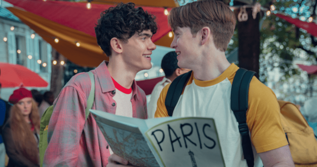 Nick and Charlie from Hearstopper