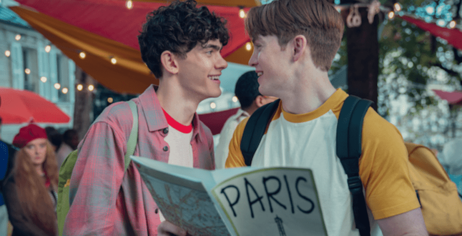 Nick and Charlie from Hearstopper