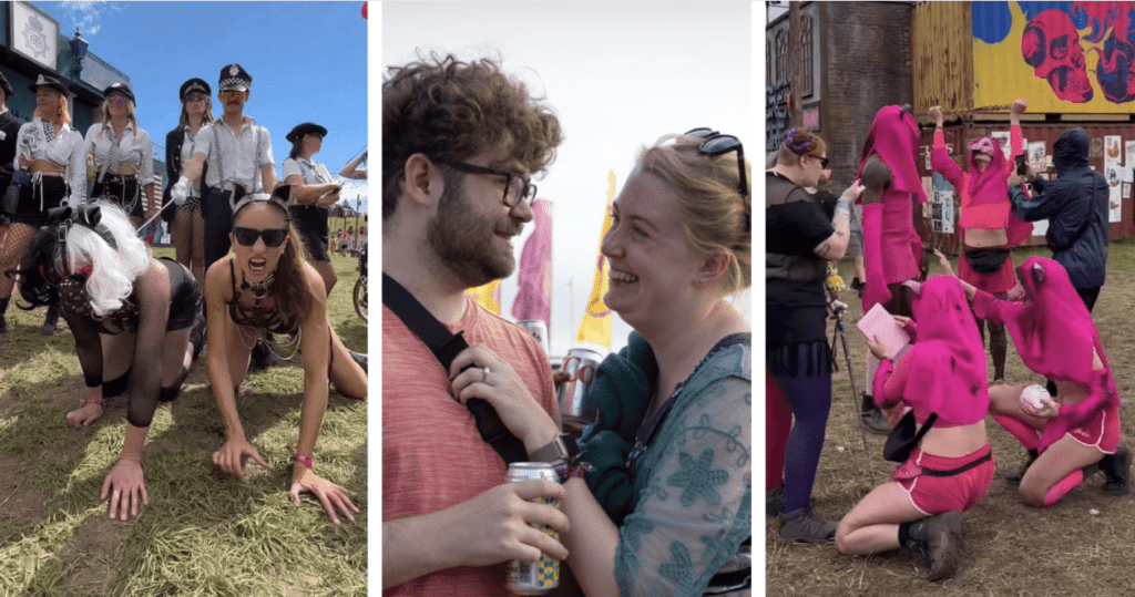 People at Boomtown 2023