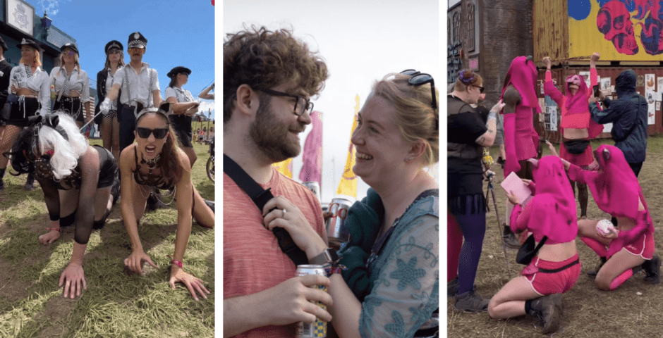 People at Boomtown 2023