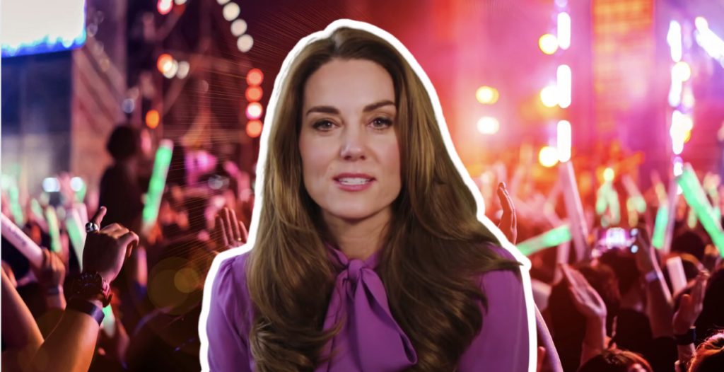 Kate Middleton overlayed a festival