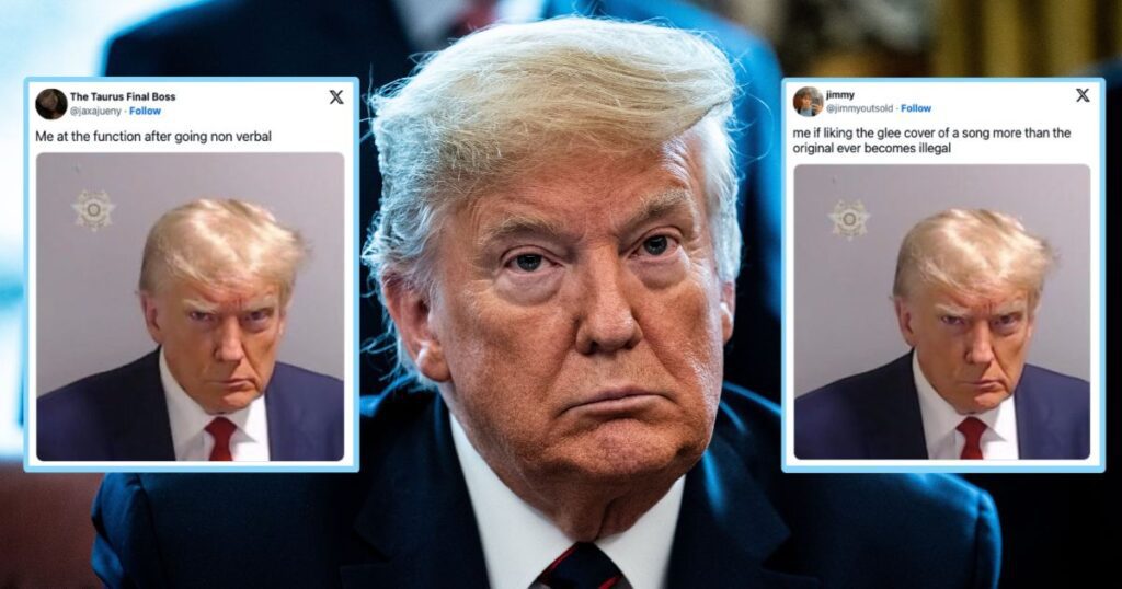 Trump mugshot