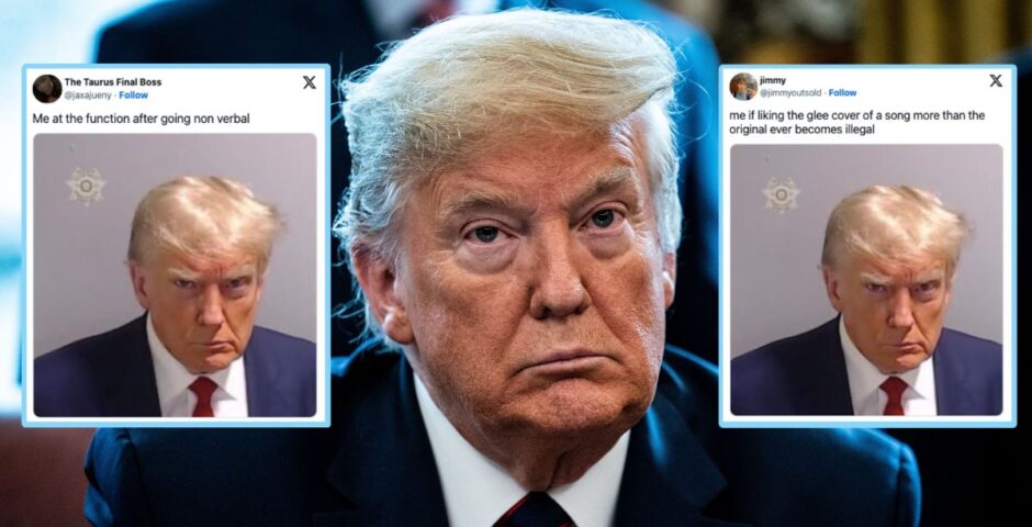Trump mugshot