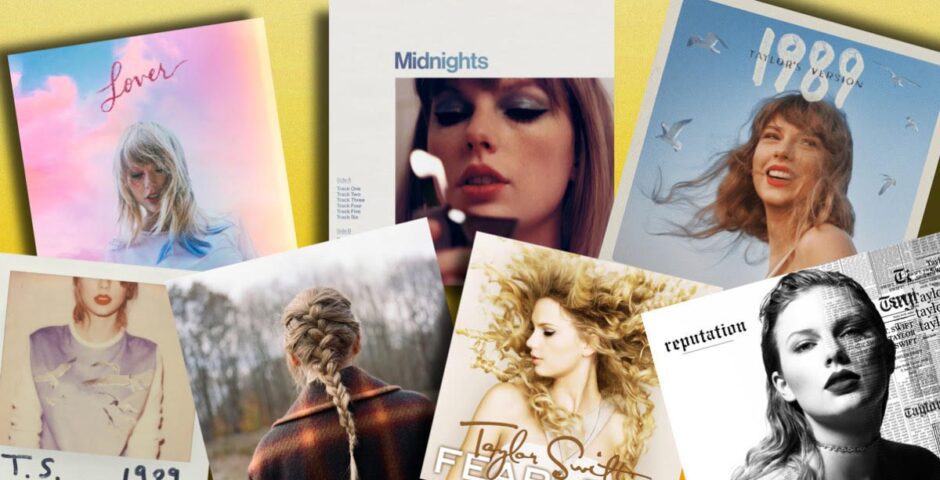 Taylor Swift album covers ranked