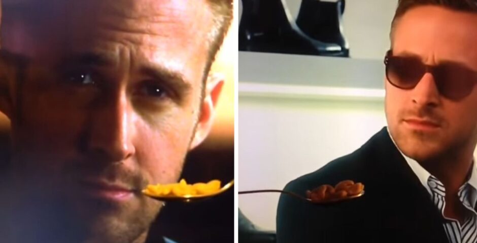Why won't Ryan Gosling eat on camera