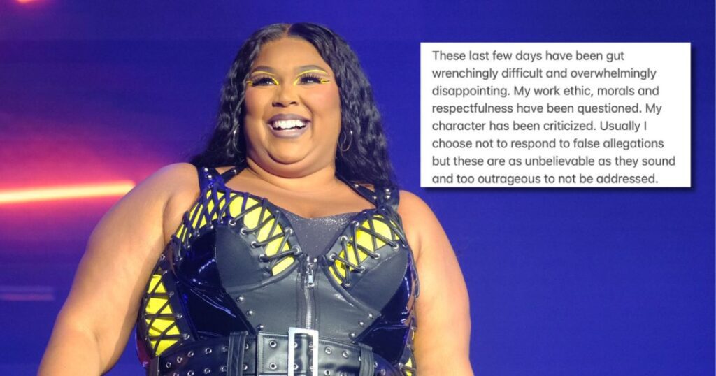 Lizzo allegations statement