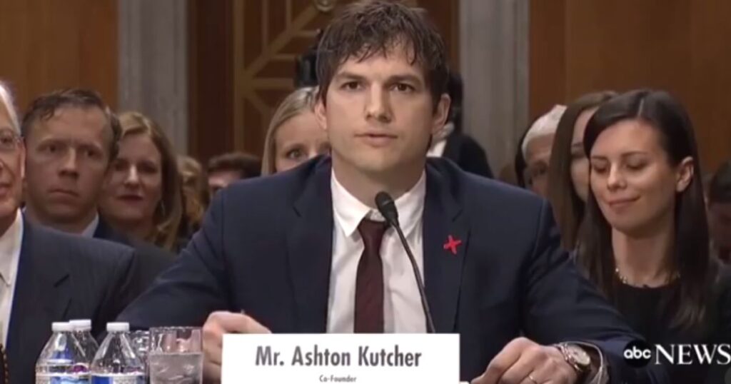 Ashton Kutcher Thorn child trafficking charity
