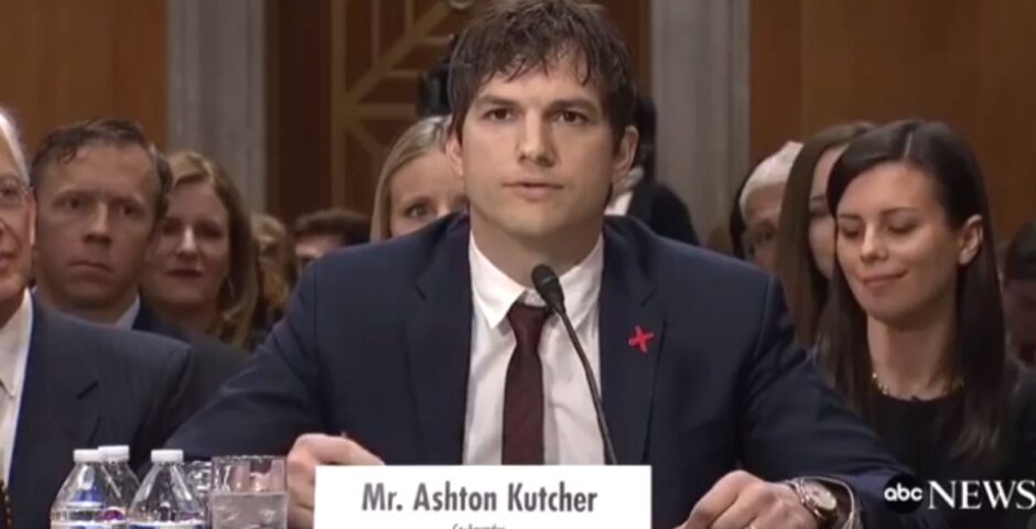 Ashton Kutcher Thorn child trafficking charity