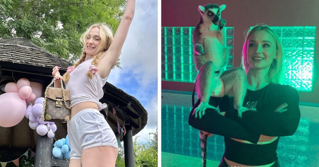 sophie turner party life