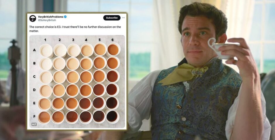 Perfect shade of tea or coffee meme going viral on Twitter