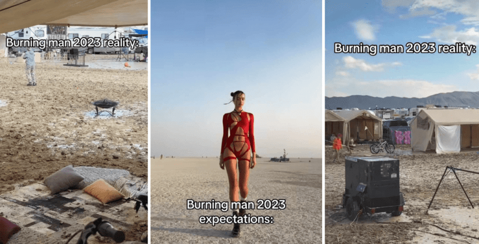 Pictures showing every hellish thing that happened at Burning Man 2023