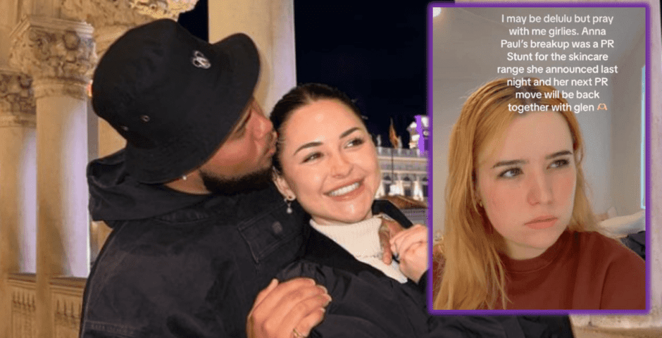 TikTok suggesting Anna Paul's breakup is fake