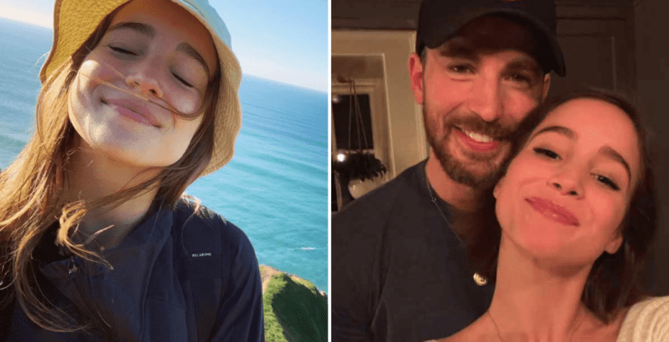 Chris Evans and his new wife Alba Baptista, the two have just got married