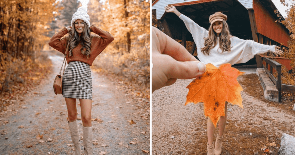 Christian girl autumn