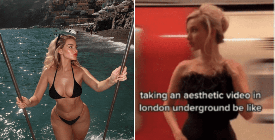Influencer who got annoyed people got in the way of her TikTok on the Tube platform
