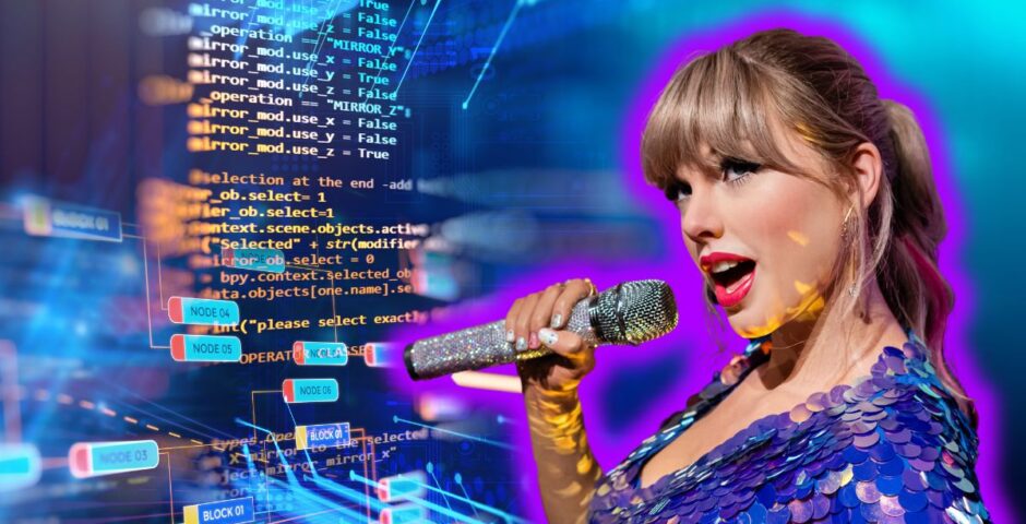Taylor Swift with a coding background