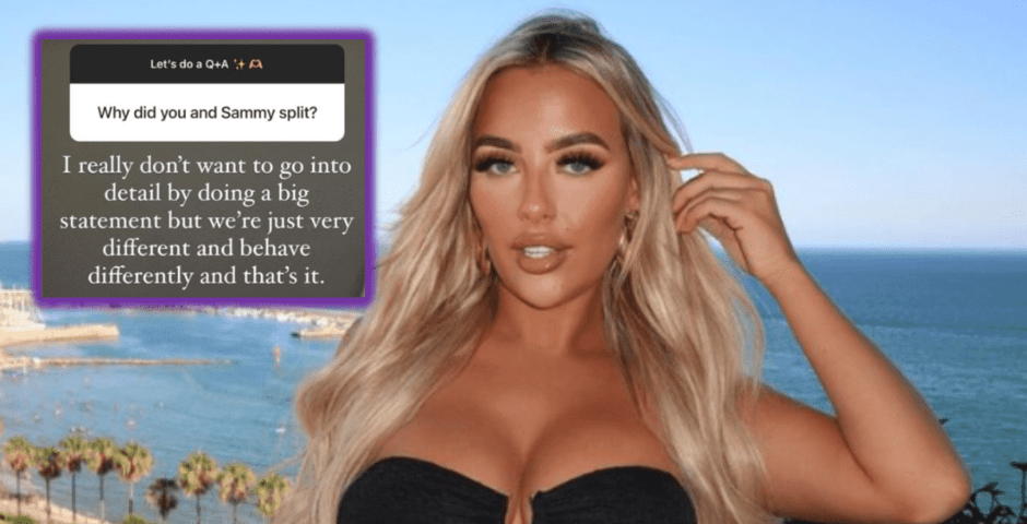 Love Island Sammy and Jess breakup
