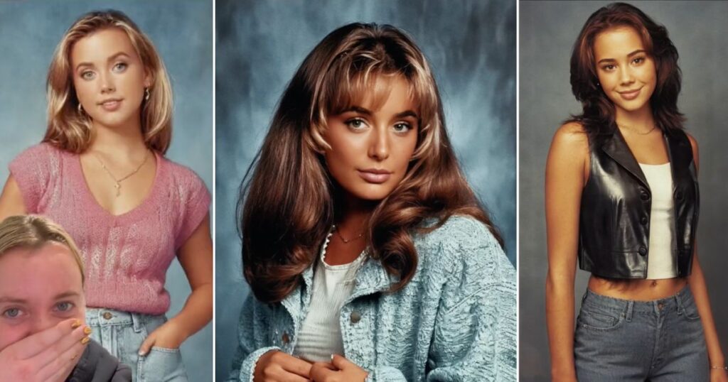 90s yearbook photos how to TikTok